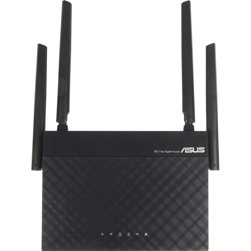 Роутер беспроводной Asus RT-AC58U AC1300 10/100/1000BASE-TX/4G ready черный
