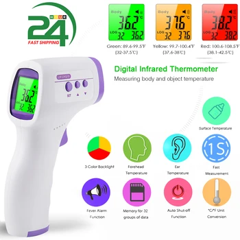 

Infrared Non-Contact Thermometer Lcd Display Digital Laser Home Temperature Kids Body Thermometer Meter Tool Digital Termometro