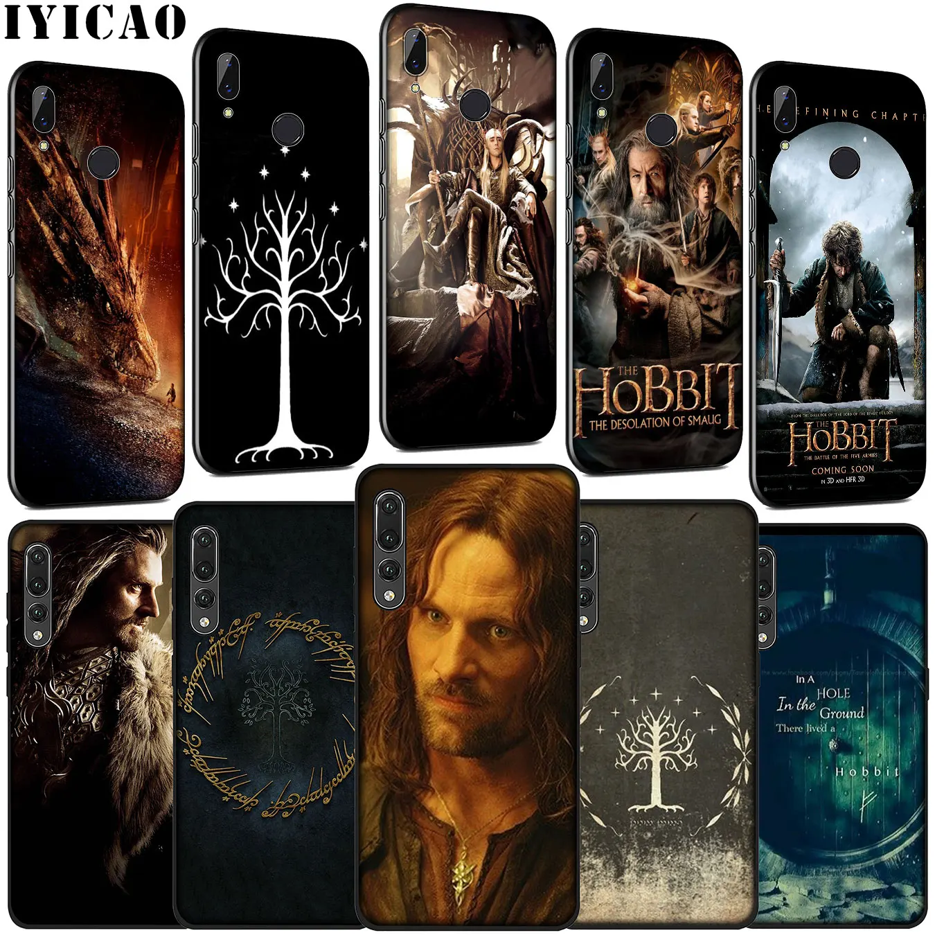 

IYICAO the hobbit & lord of the rings Soft Silicone Case for Huawei P30 P20 Pro P10 P9 Lite Mini 2017 2016 P Smart Z Plus 2019