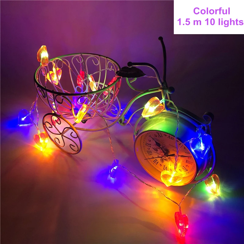 10LED muilt Рождественские украшения для дома, Новогодняя Рождественская гирлянда, снежные хлопья, 20 светодиодных огней, Рождественский Декор, рождественская елка, B - Цвет: 10LED muilt