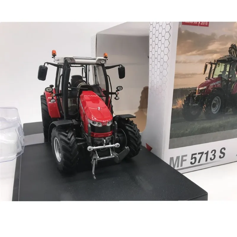 1:32 модель трактора из сплава MASSEY FERGUSON MF5713S металлическая сельскохозяйственная модель трактора коллекция орнаментов