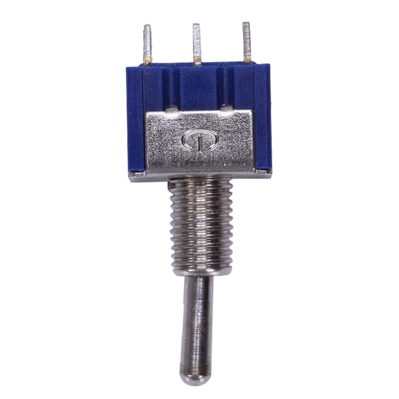 10 шт. AC 125V 6A Ампер Вкл/вкл 2 положения DPDT тумблер