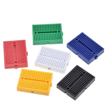 

100pcs/lot SYB-170 Solderless Prototype Experiment Test Mini Breadboard SYB 170 Tie-points 35*47*8.5mm