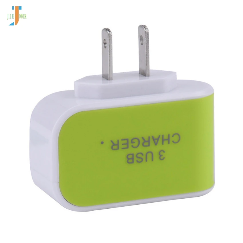 300 шт./лот для IPhone huawei htc samsung LG US/ЕС вилка универсальная 3.1A 5V тройной USB 3 порта настенное домашнее зарядное устройство переменного тока для путешествий адаптер