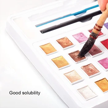 

Metallic Watercolor Set 36 Colors Pearlescent Solid Watercolor Pigment Set SP99