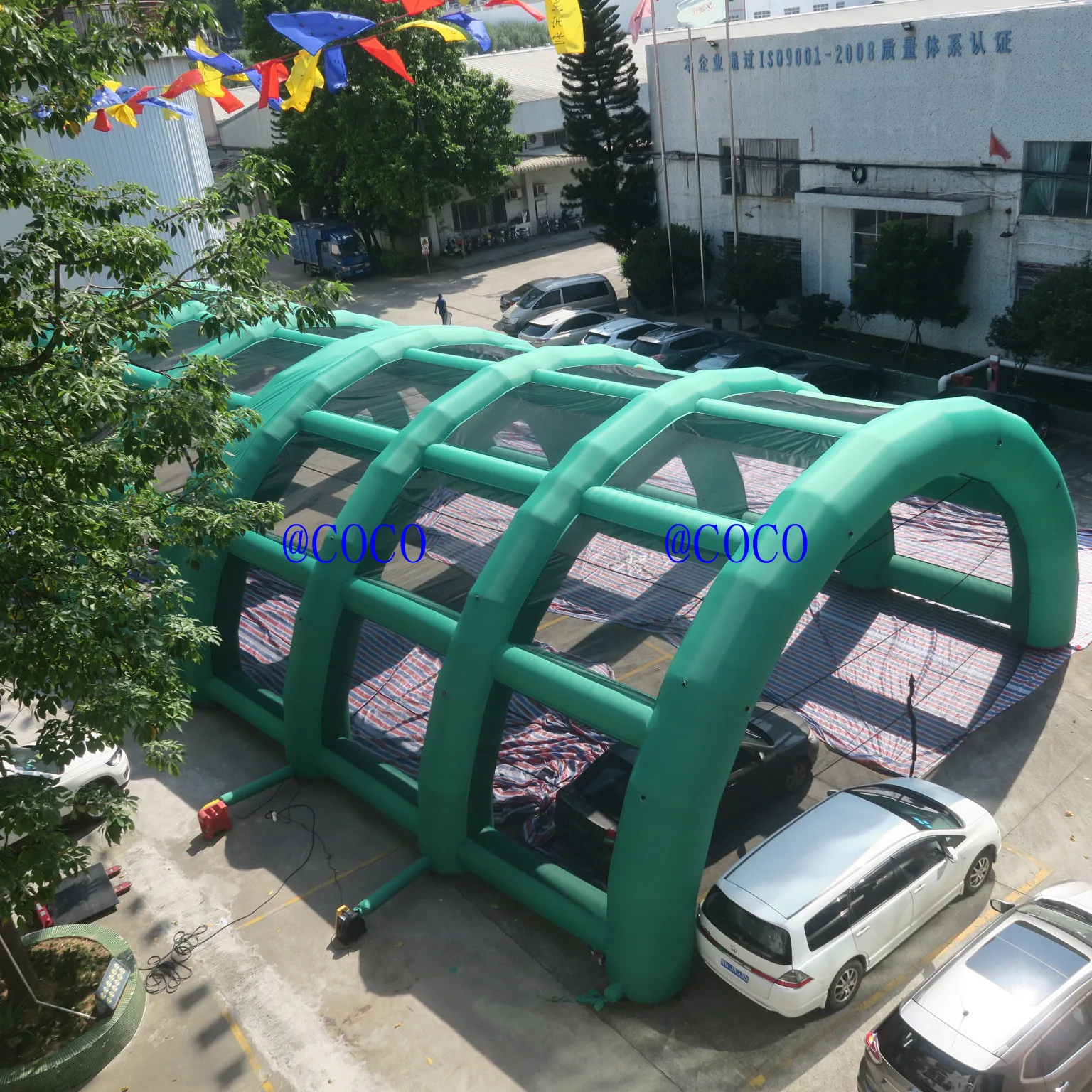 Free Air Ship To Door,giant Inflatable Paintball Tent Inflatable Sport