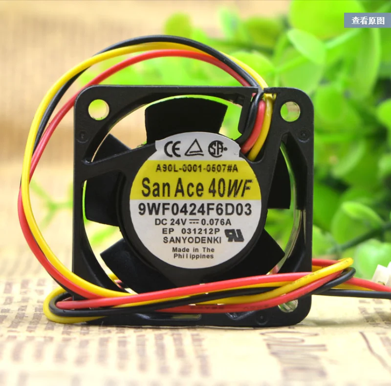 

Computer Case Fan Heatsink Cooler For 9WF0424F6D03 A90L-0001-0507 # A three-pin hair that plug Cooling Fan