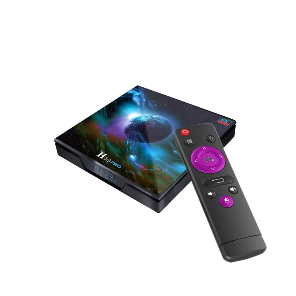 H10 Pro Smart TV BOX Android 9.0 TV box Allwinner H603 4GB 64GB 6K Media Player Dual Wifi H10 PRO Set Top Box 4GB RAM 32GB