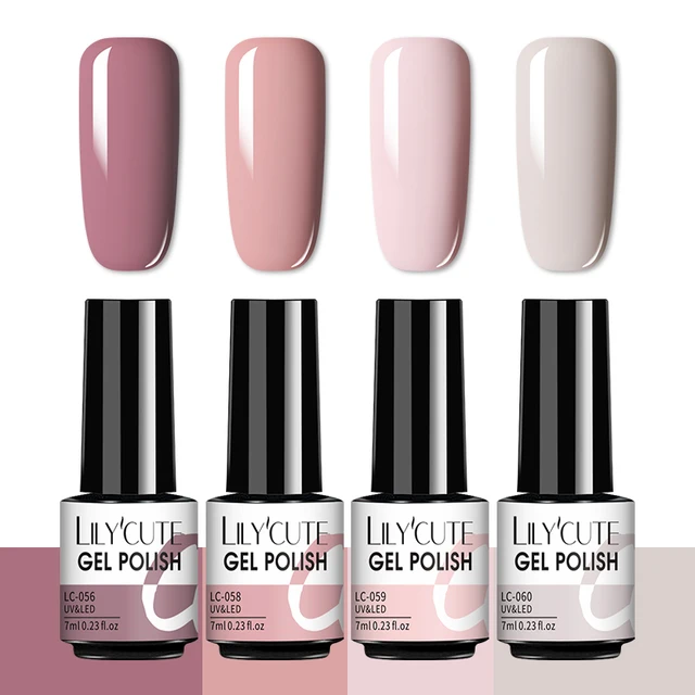 vernis a ongle en Gel, Nude, Vernis Semi-Permanent, à tremper