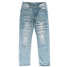 Зона джунглей Новые мужские джинсы модные рваные джинсы тренд джинсы мужские дырявые голубые джинсы k001