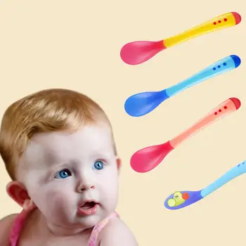 

Kuulee Baby Infant Temperature Sensing Spoon for Soup Medicine Feeding