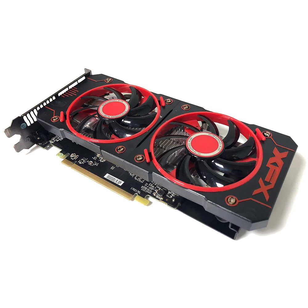 latest graphics card for pc Original XFX RX 560 4GB Graphics Cards AMD GPU Radeon RX560 4GB 4G Video Screen Cards Desktop Game Map Video card Mining video card in computer