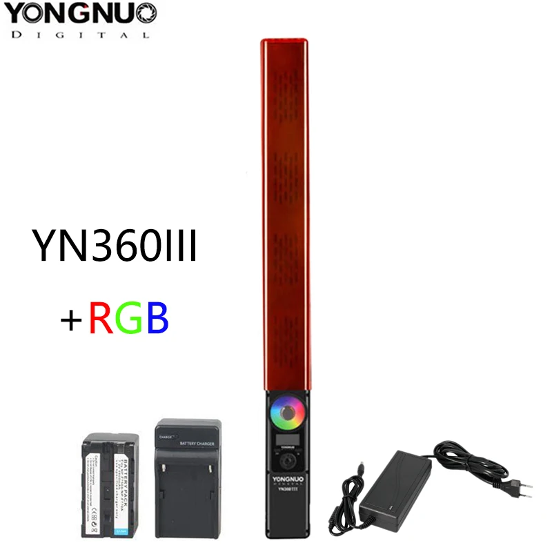 YONGNUO YN360 III YN360III ручной светодиодный светильник для видео с сенсорным