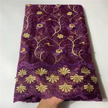 

Madison Stones and Beads Soft Lace Material 2020 High Quality French Mesh Milk Silk Lace Fabrics For Wedding Dress