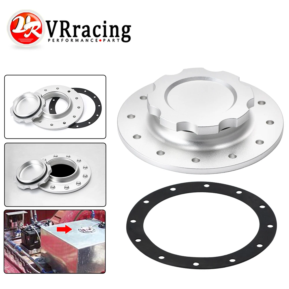 Vr Universal Billet Aluminum Fuel Cell Cap Flush Mount For Fuel Surge