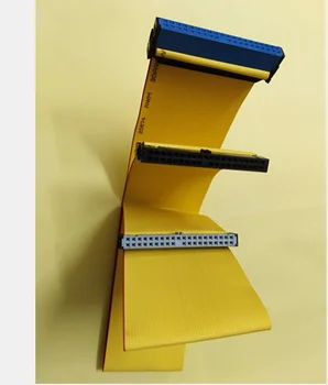 

IDE HDD ATA 40 Pin 80 Wire Drive 3-Connector Flat Data Ribbon Cable Yellow