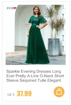 Satin Prom Dresses Long Ever Pretty Sleeveless Asymmetrical Darped Double V-Neck Sequined Spakle Formal Party Gowns Robe Gala