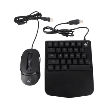 

ZIYOU LANG K11 One-Handed 28-Key Mechanical Gaming Keyboard and V11 Mechanical Gaming Mouse Set Combination
