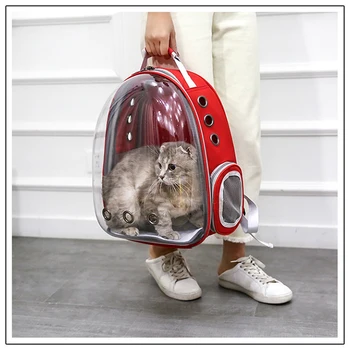 Pet Carrying Bag Breathable Cat Portable Travel Outdoor Space Capsule Carrier KittenTransport Backpack for Cats and Small Dogs 5