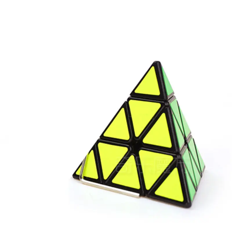 Куб Волшебные блок головоломки игрушки, Pyraminx мини площади кв 1, игрушка для снятия стресса в Cubo Magico Profissional идеи подарка DD60MF - Цвет: Black 1