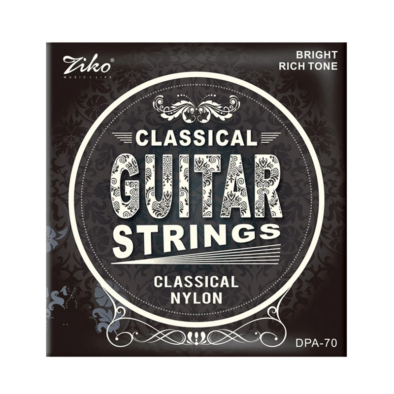 Ziko DPA 70 028 043 Classical Guitar Strings Nylon Core Silver Plated Copper Wound Musical Instruments Accessories Parts