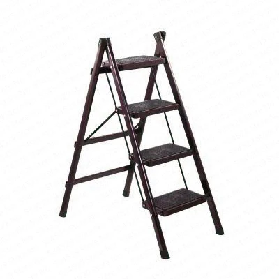  Folding Step Ladder Stool Three-step Thickened Iron Pipe Indoor Ladder Three-step Ladder Kitchen La - 4000428943494