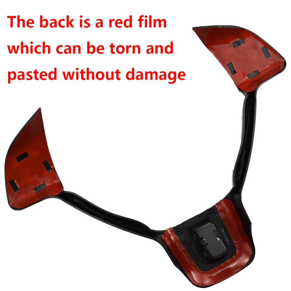 Steering Wheel Trim Cover Multifunction Steering Wheel Control Button Switch For VW