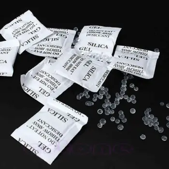 

100 Packets Lot Silica Gel Sachets Desiccant Pouches Drypack Ship Drier D08F