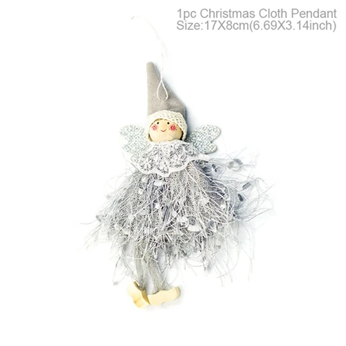 FENGRISE милый кавайный Рождественский Ангел Кукла Рождественское украшение для дома Рождество украшения Рождественские подарки игрушки для детей Navida - Цвет: Style 22