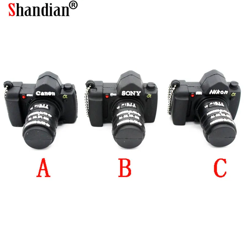 

16GB SLR Camera USB Flash Drive 32G Funny 64GB USB Flash Drive Memory Stick Cards Mini Pen Drive Free Shipping Memory Stick Brac