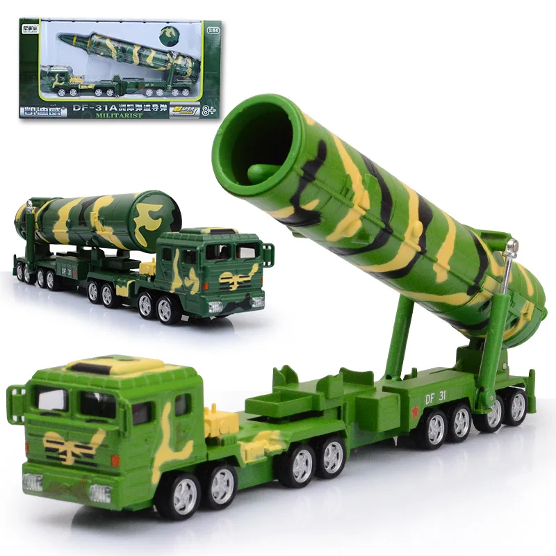 

Camouflage Trousers Cadeve Dongfeng 31 Intercontinental Ballistic Missile Model Launchers CHILDREN'S Toy Alloy Military Model