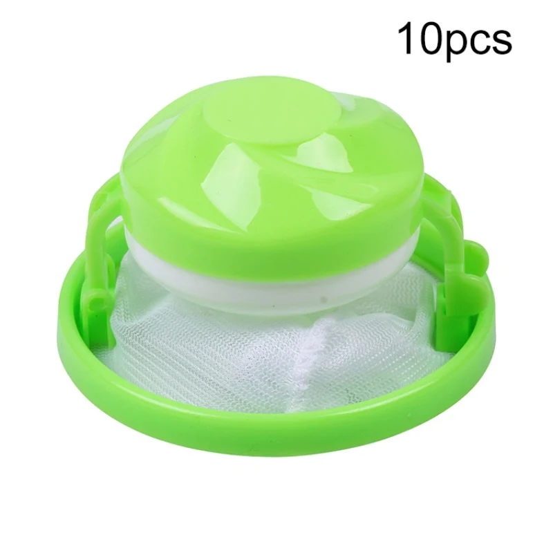 Green 10PCS 1/3/4/5 шт Прачечная ниточки(пушинки), улавливатель волос для дома; домашняя Толстая домашних животных что-нибудь вкусненькое улавливатель волос прачечная, улавливатель волос, инструмент для удаления - Цвет: Green 10PCS