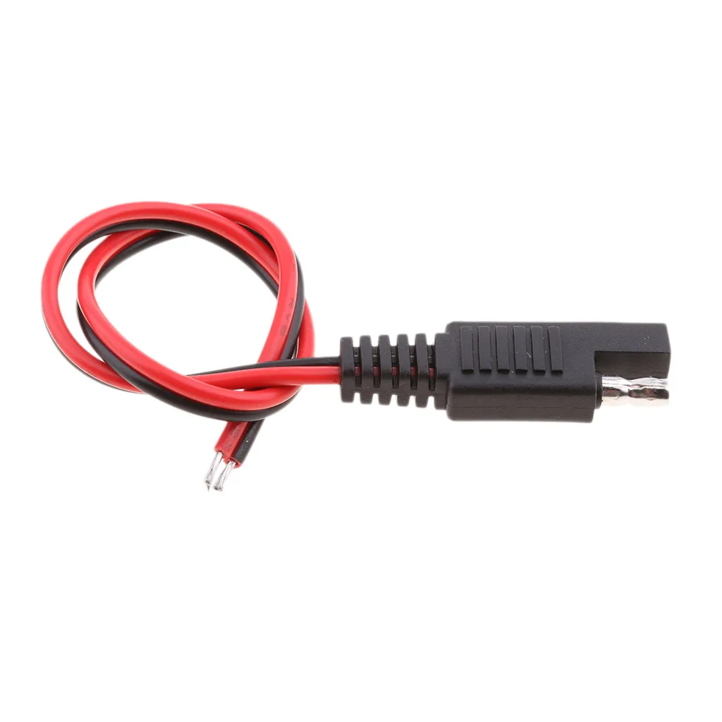 5 Pcs Battery Tender SAE Connector DC Power Automotive DIY Cord Cable 18AWG For Solar Battery Connection& Transfer