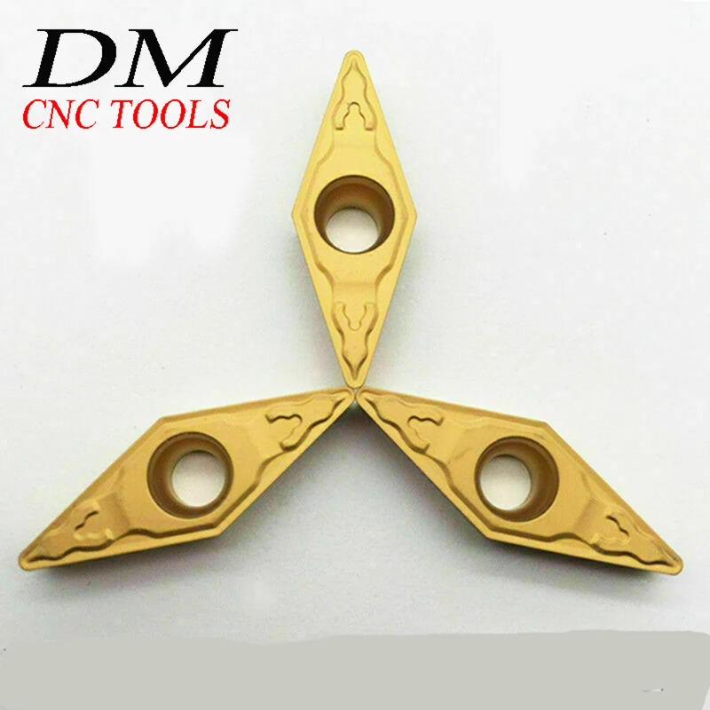 10pcs VCMT160408-GP GP1225 high quality carbide CNC insert VCMT160408 Turning tools blade Turning accessories