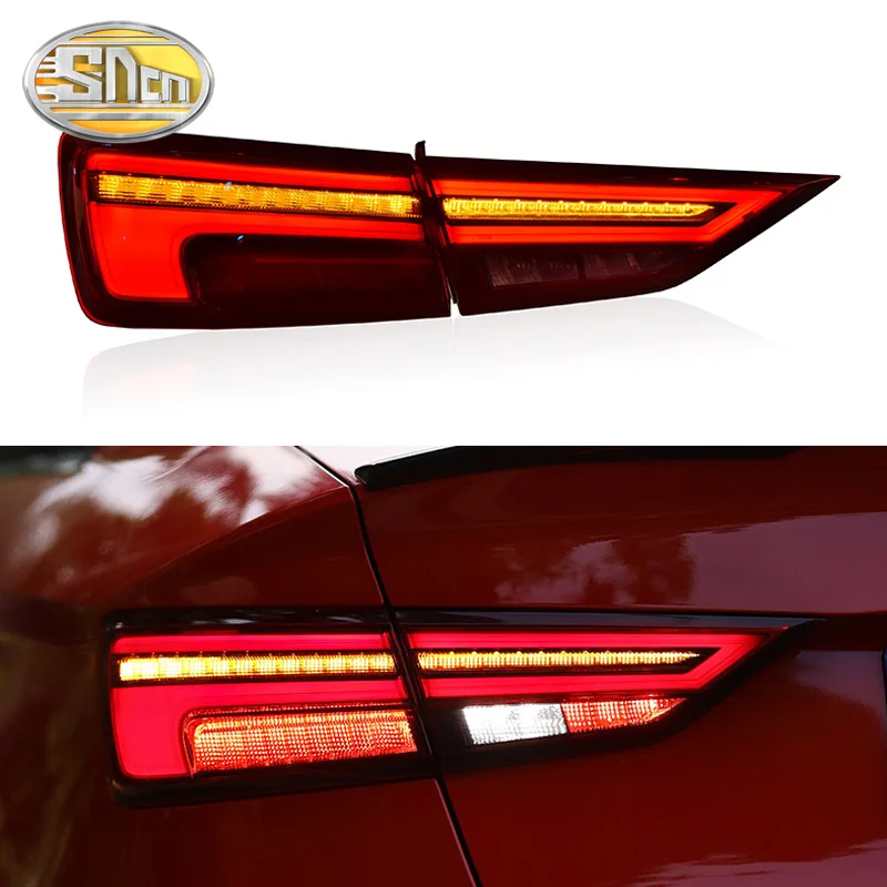 

Rear Fog Lamp + Brake Lamp + Reverse + Dynamic Turn Signal Car LED Tail Light Taillight For Audi A3 Sedan 2013 - 2018 2019