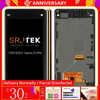 

Original LCD for SONY Xperia Z1 Compact Display Touch Screen with Frame For SONY Xperia Z1 Compact LCD Display Mini D5503 M51W