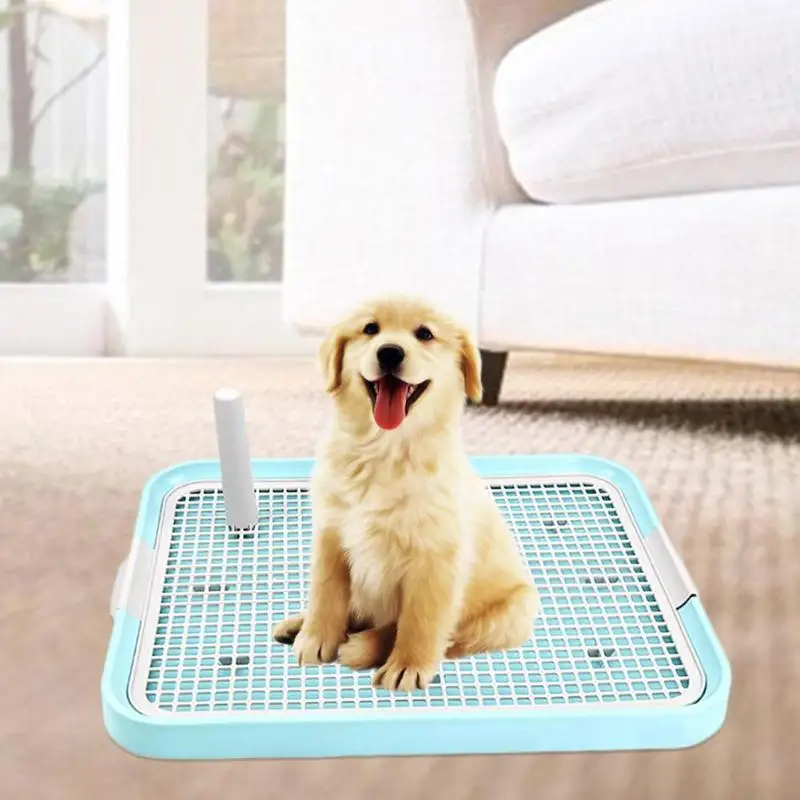 Dog Toilet Tray Puppy Cat Litter Potty Training Pad Holder Pets Supplies