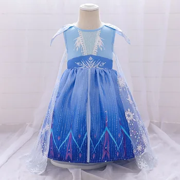 

Christmas Frozen 2 Dress Anna Elsa for Toddler Girls Infant Baptism Dresses Baby Girls Tutu Dress Party Baby Girl Clothing