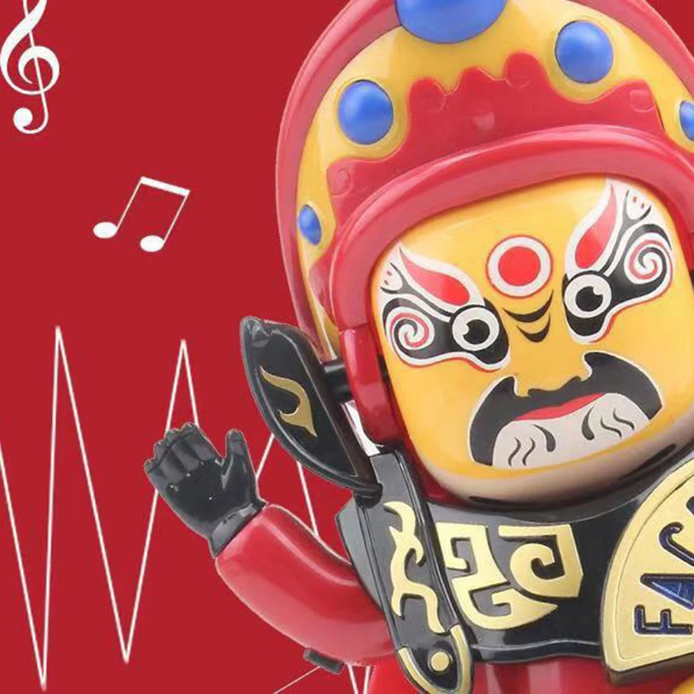 Игрушки волшебный Танцующий Робот автоматически Sichuan Opera изменяет лицо модель Танцующая Кукла электрическая игрушка куклы сюрприз детские игрушки#40