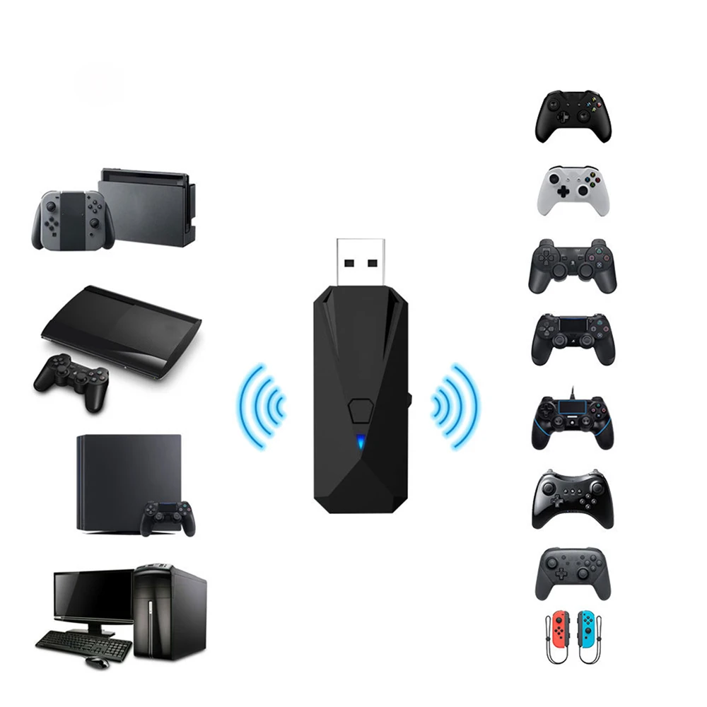 Для Xbox one профессиональный проводной Bluetooth игровой Геймпад контроллер конвертер Джойстик Адаптер для PS4/переключатель/ПК консоль WiiU