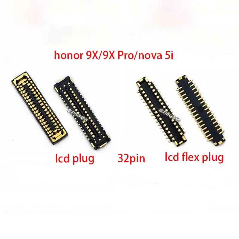 ЖК-дисплей FPC разъем штырь материнской платы для Huawei Honor View30 Pro 9X Nova 5i | Мобильные