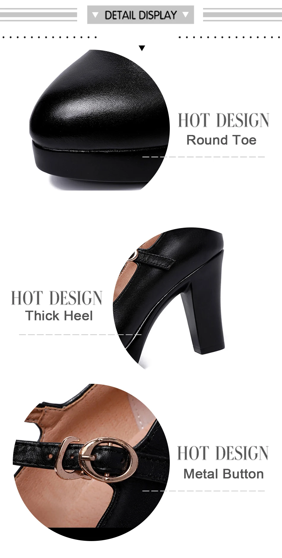BYQDY, модные офисные женские туфли на высоком каблуке, из искусственной кожи, с круглым носком, с Т-образным ремешком, пикантные туфли-лодочки на платформе, женская обувь размера плюс 42, 43