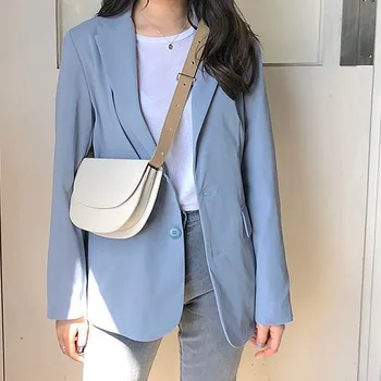 

INS Women's Bag 2020 New Style Messenger Bag Semicircle Bag Shoulder Bag Casual Saddle Bag