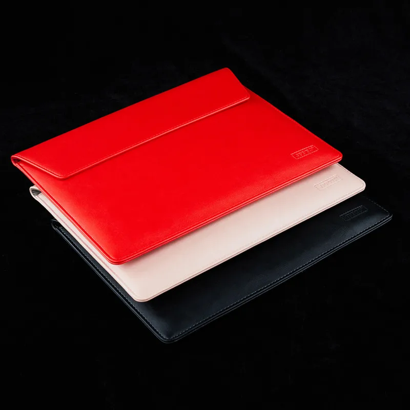 Luva Ultra-fina da Tabuleta do Couro do Plutônio Estojo da Bolsa para o Ipad Mini 7.9 Air Pro 9.7 10.5 11 Pro 12.9 Bolsa Protege o Estojo - Imagem 5