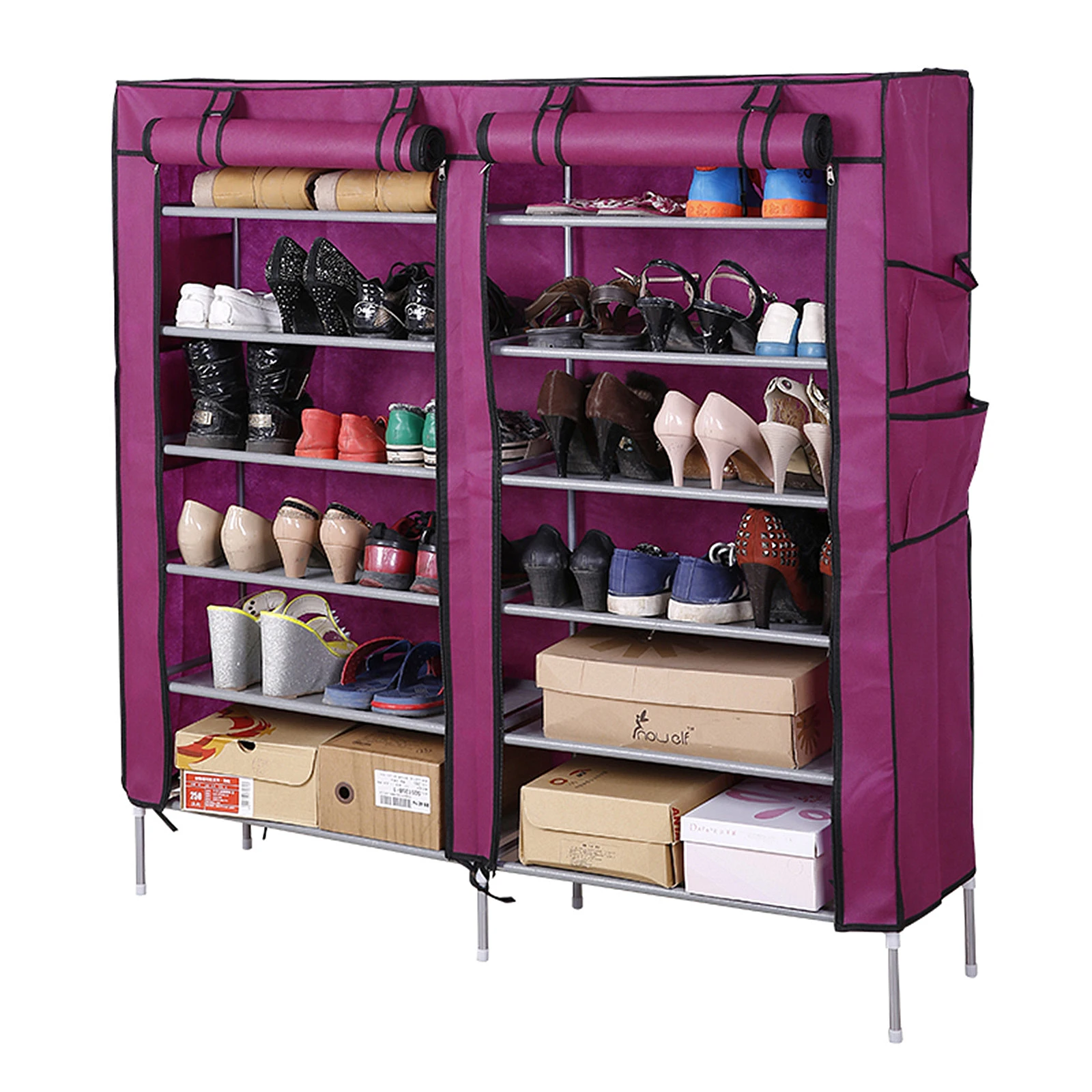 Non-Woven Large Fabric Wardrobe Portable Dust-Proof Waterproof Storage Cabinet Home Furniture Cabinets For Clothing Non-Woven Large Fabric Wardrobe Portable Dust-Proof Waterproof Storage Cabinet Home Furniture Cabinets For Clothing