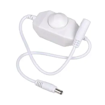 

Single LED Strip Dimmer Color Brightness Adjustable Controller DC 12-24V