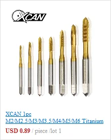 XCAN 20/31/40 шт наёмите и набора пресс-форм, винтовой резьбой кран гаечный ключ под давлением сплав Сталь ручной метчики винторезы дрель