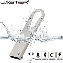 JASTER(5 бесплатных логотипов) металлический USB флеш-накопитель 64GB thumbdrive 16GB 4GB 32GB флеш-накопитель 128GB Водонепроницаемый флеш-накопитель usb диск
