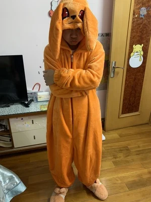 Cosplay&ware Anime Kurama Nine Tailed Fox Pajamas Cosplay Costume Adult Men Women Jumpsuits Flannel Home Sleepwear -Zentai shop online Hb2a897e96b1249ac9ab28f98c5f5ff49w.jpg