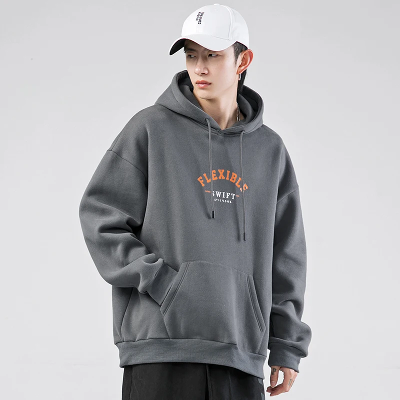 

Japanese main push tide brand sweater men's 2021 spring and autumn new loose multicolor hoodie pullover pure cotton